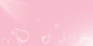 粉色渐变小清晰唯美文艺剪影母亲节泡泡活动背景展板